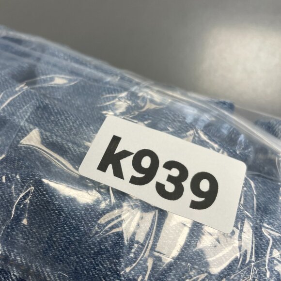 NEW Women's 8/R Long Sleeve Utility Baggy Denim Jumpsuit - Universal Thread k939 - Picture 9 of 9